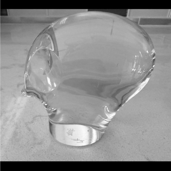 SIGNED SPODE HW CRYSTAL GLASS 3" BIRD HEAD FIGURINE PAPERWEIGHT - Picture 5 of 9